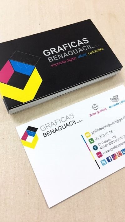 Bienvenida de Imprenta Graficas Benaguacil